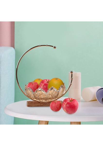 Cam Dekoratif Meyve Kase Ev Dekoru Tatlı Atıştırmalık Servis Plakası fırsatları