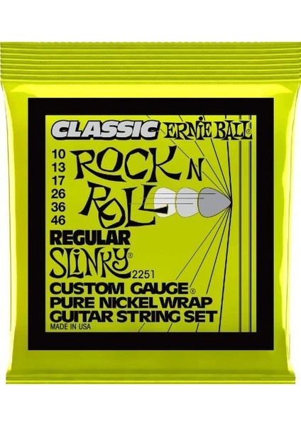ERNIEBALL P02251 Elektro Gitar Teli