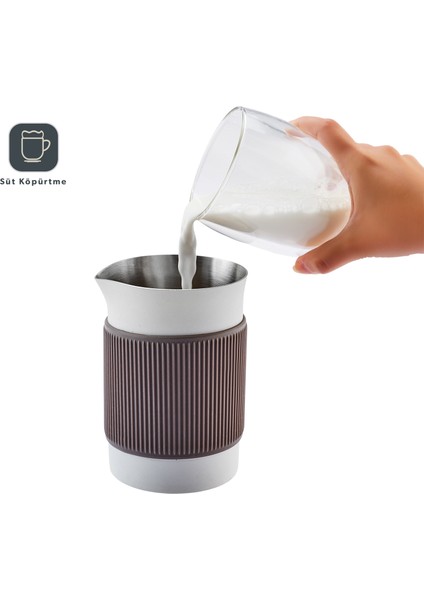 x Homend JoyPot 5013H Süt Köpürtme Fonksiyonlu ve 4 Farklı Kahve Programlı Mochapot