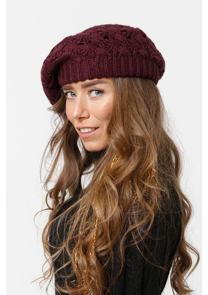 Ressam Model Örgülü Triko Kışlık Kadın Renkli Bere Örgülü Ressam Şapka modelleri