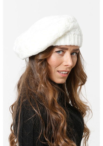 Ressam Model Örgülü Triko Kışlık Kadın Renkli Bere Örgülü Ressam Şapka fiyatları