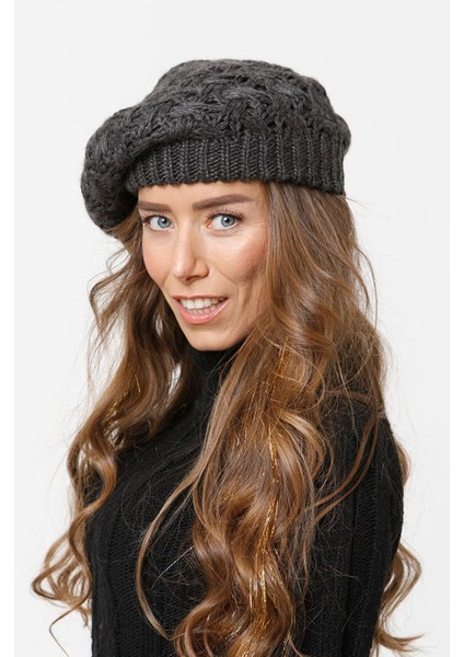 Ressam Model Örgülü Triko Kışlık Kadın Renkli Bere Örgülü Ressam Şapka fiyatları