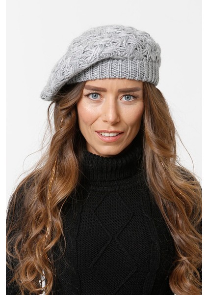 Ressam Model Örgülü Triko Kışlık Kadın Renkli Bere Örgülü Ressam Şapka modelleri