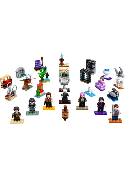 Harry Potter# Yılbaşı Takvimi 76404 - 7 Yaş ve Üzeri Çocuklar için Yılbaşına Geri Sayım Oyuncak Yapım Seti ve Minifigürler (334 Parça)