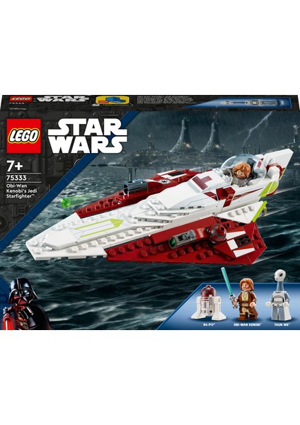 LEGO® Star Wars™ Obi-Wan Kenobi'nin Jedi Starfighter'ı 75333 - 7 Yaş ve Üzeri için Oyuncak Yapım Seti (282 Parça)