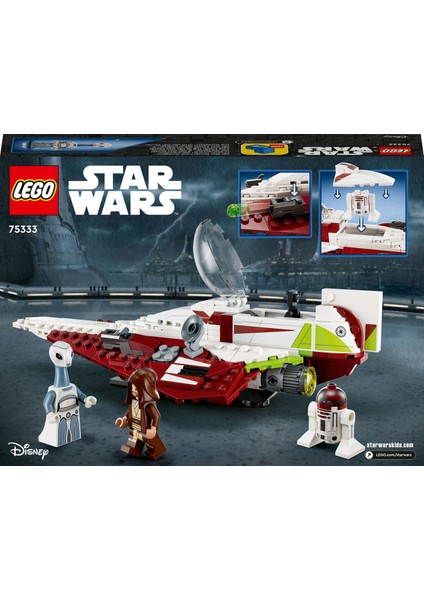 LEGO® Star Wars™ Obi-Wan Kenobi'nin Jedi Starfighter'ı 75333 - 7 Yaş ve Üzeri için Oyuncak Yapım Seti (282 Parça)