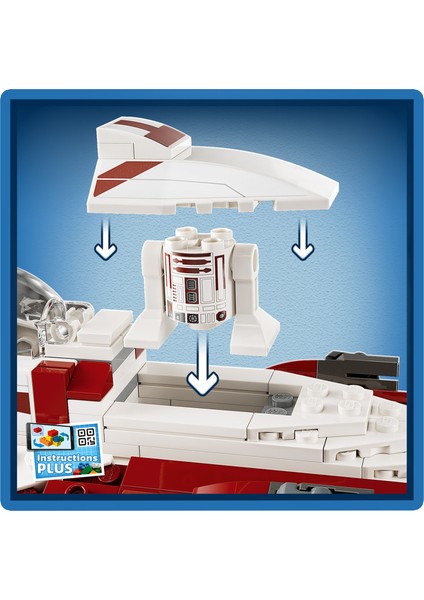 LEGO® Star Wars™ Obi-Wan Kenobi'nin Jedi Starfighter'ı 75333 - 7 Yaş ve Üzeri için Oyuncak Yapım Seti (282 Parça)