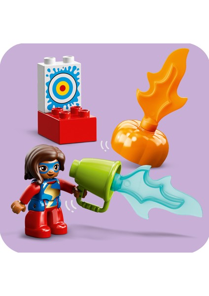 DUPLO® Marvel Örümcek Adam ve Arkadaşları: Lunapark Macerası 10963 - 2 Yaş ve Üzeri Çocuklar için Süper Kahraman Oyuncak Yapım Seti (41 Parça)