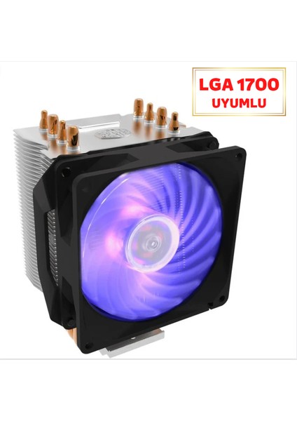 (LGA 1700 Upgrade Kit Dahıldır) Hyper H410R 92 mm Rgb LED Fan Soğutucu RR-H410-20PC-R1 modelleri