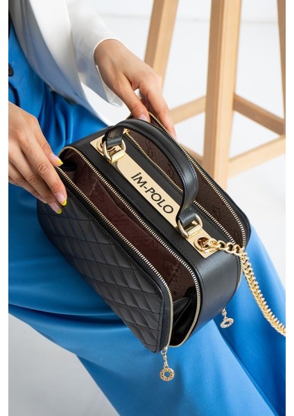 Afra Siyah Nova Kadın Omuz Çanta 19X25 Ebat modelleri