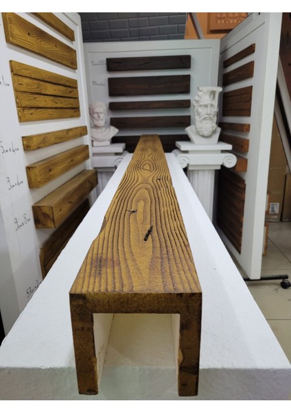 Ahşap Görünümlü Strafor 11X11 cm Açık Meşe Renkli (1 Metre)