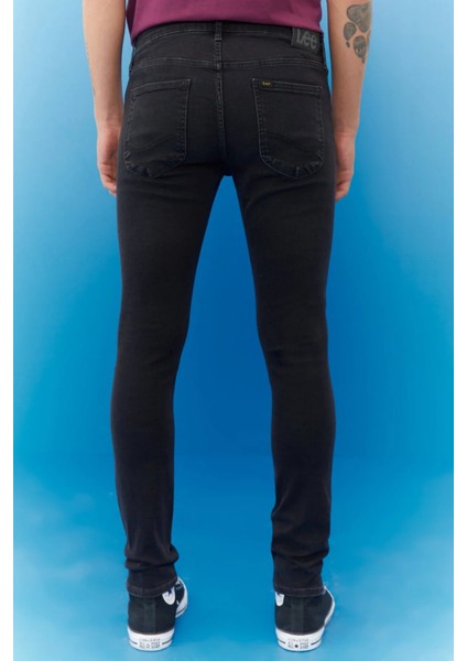 Erkek Malone Skinny Fit Dar Kesim Düşük Bel Esnek Jean Kot Pantolon L736 Siyah indirimleri