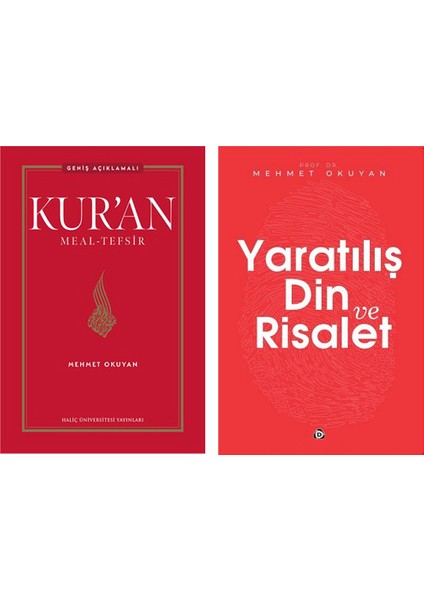 Kur’an Meal Tefsir Geniş Açıklamalı / Yaratılış Din ve Risalet (2 Kitap Set)