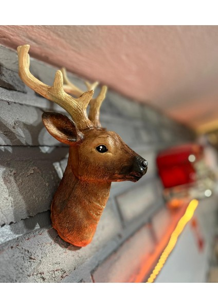 Duvar Geyik Büst Heykel Yılbaşı Yeni Yıl fiyatları