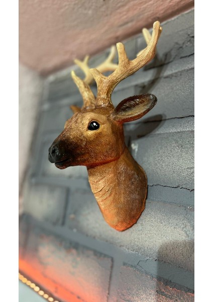 Duvar Geyik Büst Heykel Yılbaşı Yeni Yıl modelleri