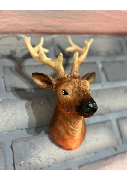 Duvar Geyik Büst Heykel Yılbaşı Yeni Yıl fırsatları