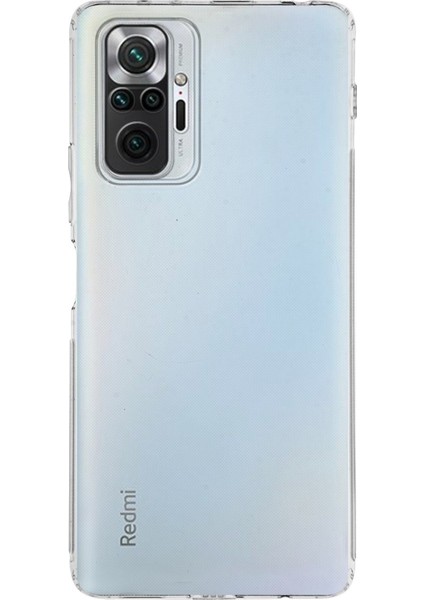 Xiaomi Redmi Note 10S Kamera Korumalı Şeffaf Silikon Kılıf