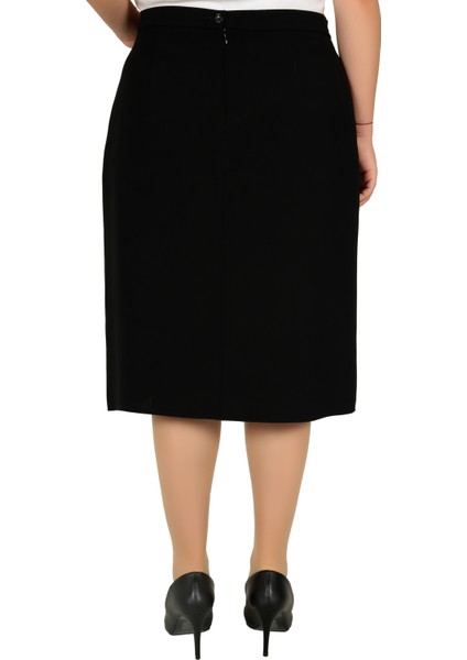 Kısa Büyük Beden Nevrürlü Pileli Astarlı Krep Anne Eteği fiyatları