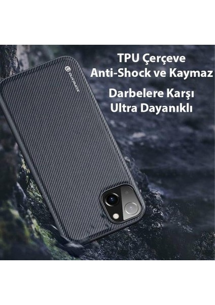 Polham Premium Darbe Emici iPhone 14 6.1 Kılıf, Kamera Korumalı, Magsafe Uyumlu 5 Katmanlı Kılıf