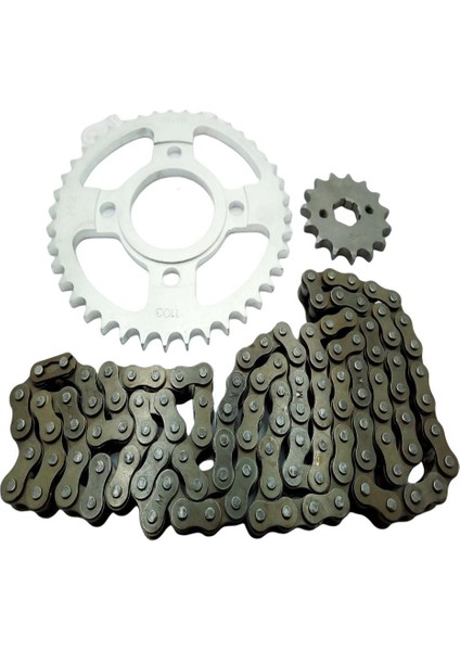 Agk 125 Ön-Arka Dişli Zincir Set Orj