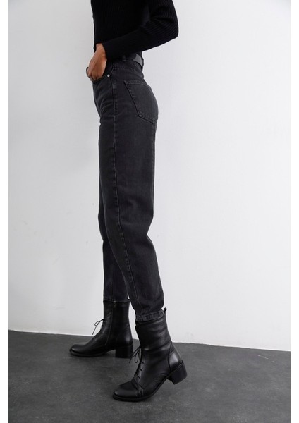 Füme Mom Jean Kot Pantolon fiyatları