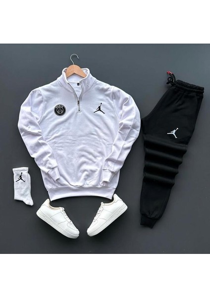Yeni Sezon Unisex Psg Baskılı Alt-Üst Eşortman Takımı