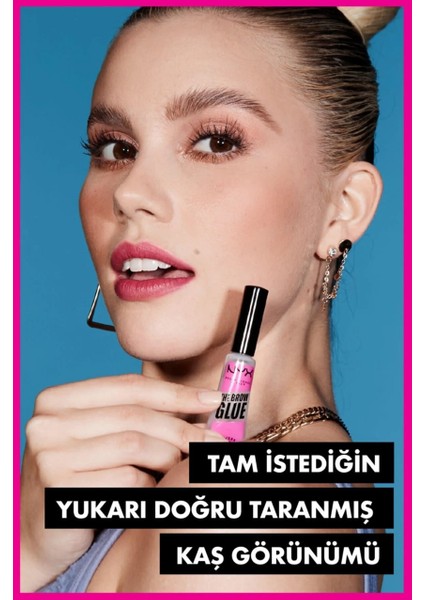 Nyx Professional Makeup The Brow Glue Instant Brow Styler - Şeffaf Kaş Sabitleyici Maskara