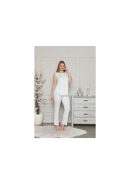 413 Mavi Hamile Lohusa Dantelli Pijama Tk modelleri