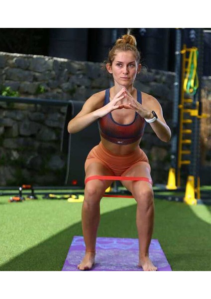 Mini Loop Band Direnç Bandı Kırmızı Orta fırsatları