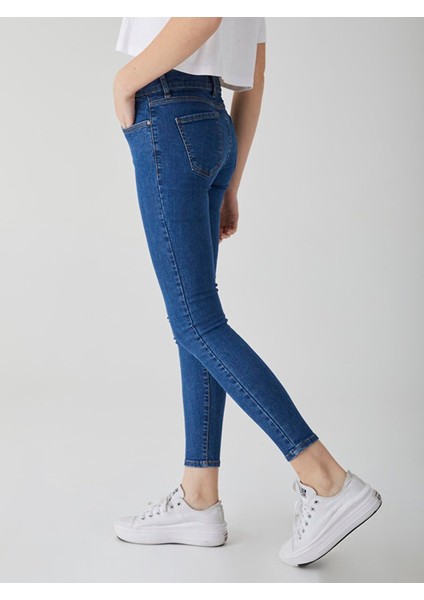 Kadın Lonıa Tall Normal Bel Dar Paça Super Skınny Jean Pantolon