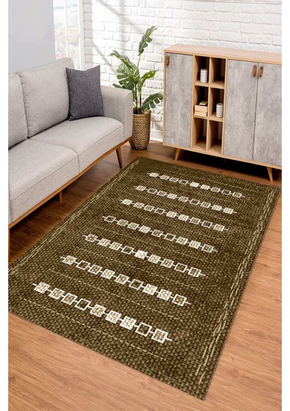 Dijital Kaymaz Taban Yıkanabilir Renkli Salon Halısı Mutfak Halısı Yolluk Nd-Sd-1012