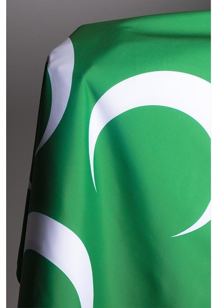 Üç Hilal Bayrağı Raşel Kumaş Dijital Baskı 400x600 cm