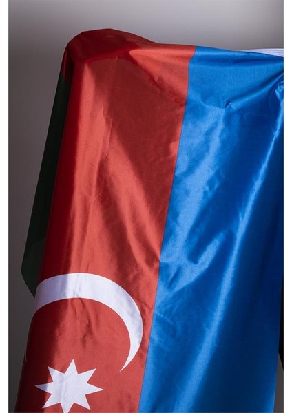 Azerbaycan Bayrağı Raşel Kumaş Dijital Baskı 800x1200 cm