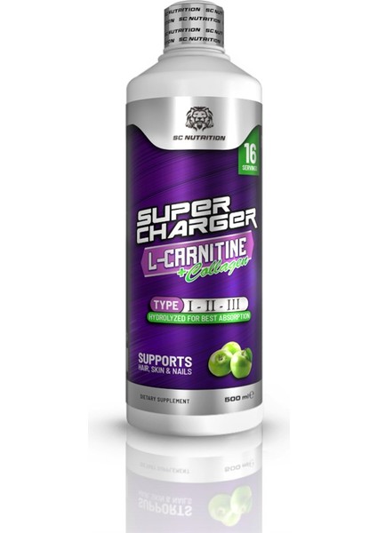 L-Carnitine Collegen 500 Ml Yeşil Elma