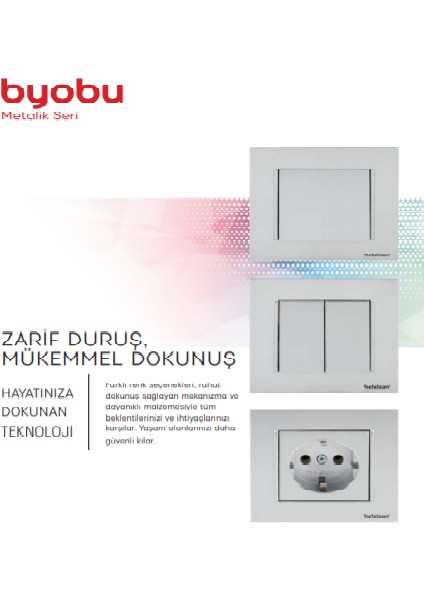 Byobu Beyaz Vavien (Çerçeve Hariç) 12 Adet fiyatları