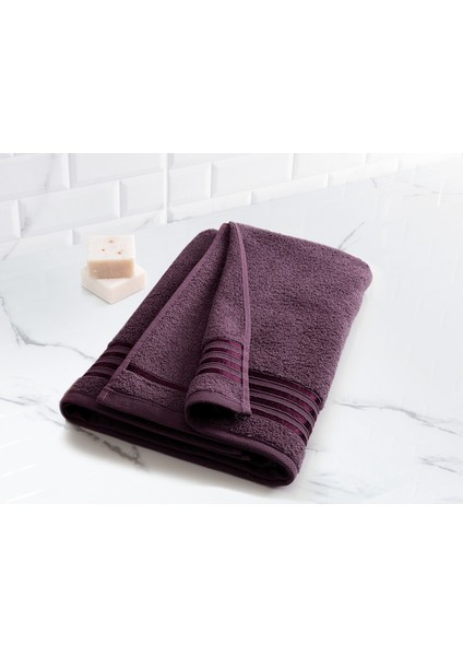 Maynor Bordürü Floşlu Banyo Havlusu