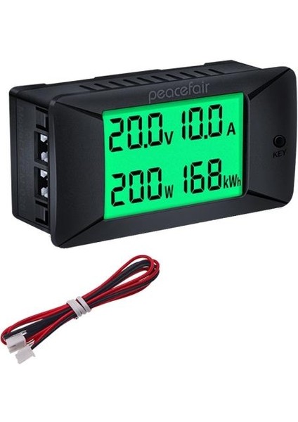 PZEM-025 0-300V 100A Voltmetre Ampermetre - Batarya Kapasite Yöneticisi