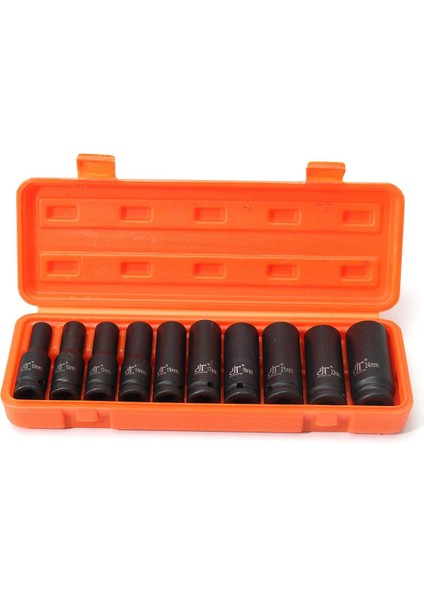 5490 1/2" Derin Havalı Lokma Anahtar Takımı 10 Parça (Metrik)