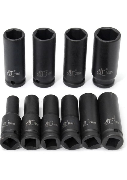 5490 1/2" Derin Havalı Lokma Anahtar Takımı 10 Parça (Metrik)