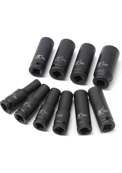5490 1/2" Derin Havalı Lokma Anahtar Takımı 10 Parça (Metrik)