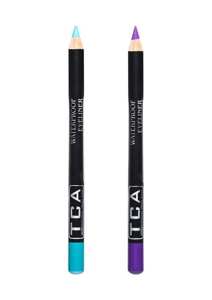 Tca Studıo Make-Up Suya Dayanıklı Göz Kalemi -8109-8111 2 Adet