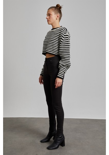 Yüksek Bel Siyah Skinny Jean modelleri