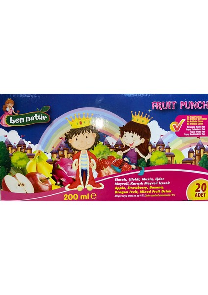 Fruit Punch 200 ml x 20'li