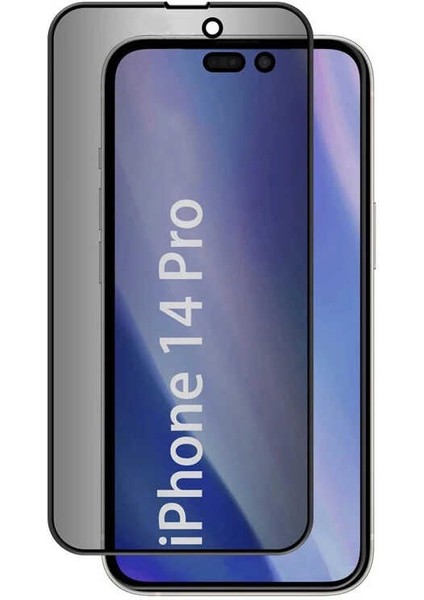 iPhone 14 Pro Ekran Koruyucu Hayalet Privacy Cam Tam Kaplayan