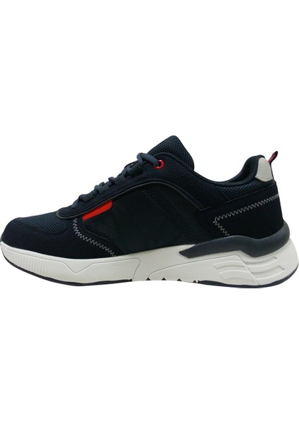 Lacivert Kırmızı Sneakers Bağcıklı Spor Ayakkabı modelleri