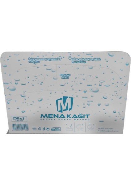Kağıt Klozet Kapak Örtüsü 250 Yaprak fiyatları
