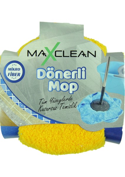 Welsoft 35X35 Dönerli Mop Sarı