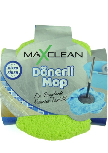 Welsoft 35X35 Dönerli Mop Yeşil