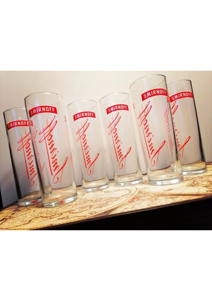 Smirnoff Imza Serisi Long Kokteyl Bardakları 6 Adet