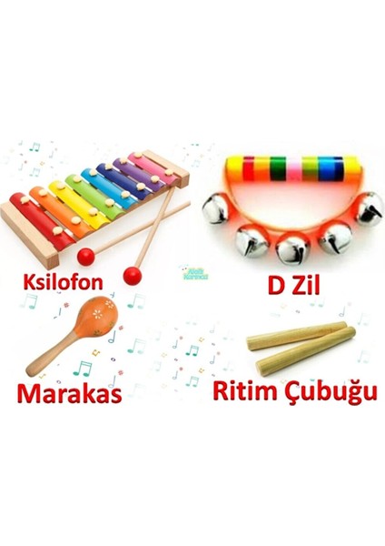 Segah Müzik Ritim Seti - 3 - Orff Set